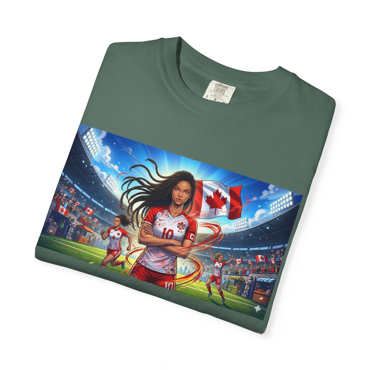 Soccer Star Canada T-Shirt — Women’s Team Jersey Graphic