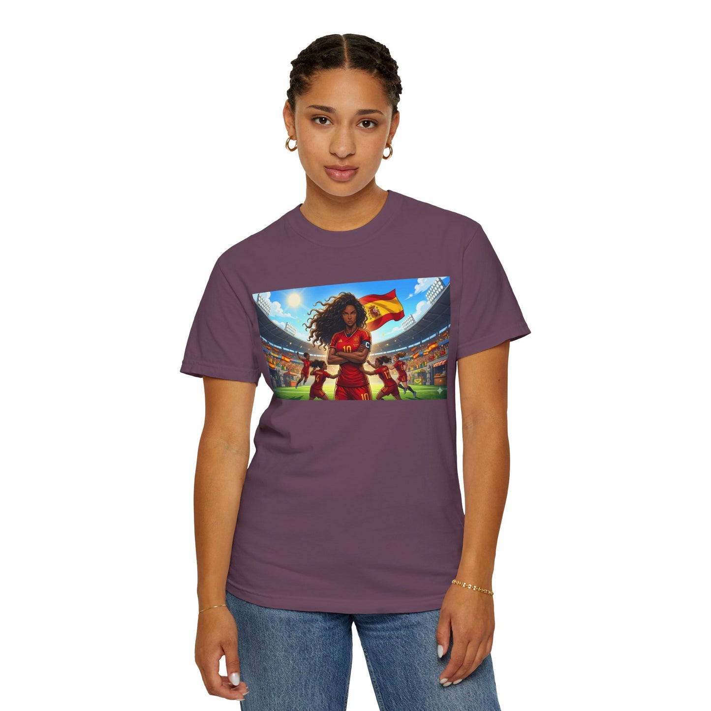 Spain – Female Soccer Champion - Stadium Graphic T-Shirt