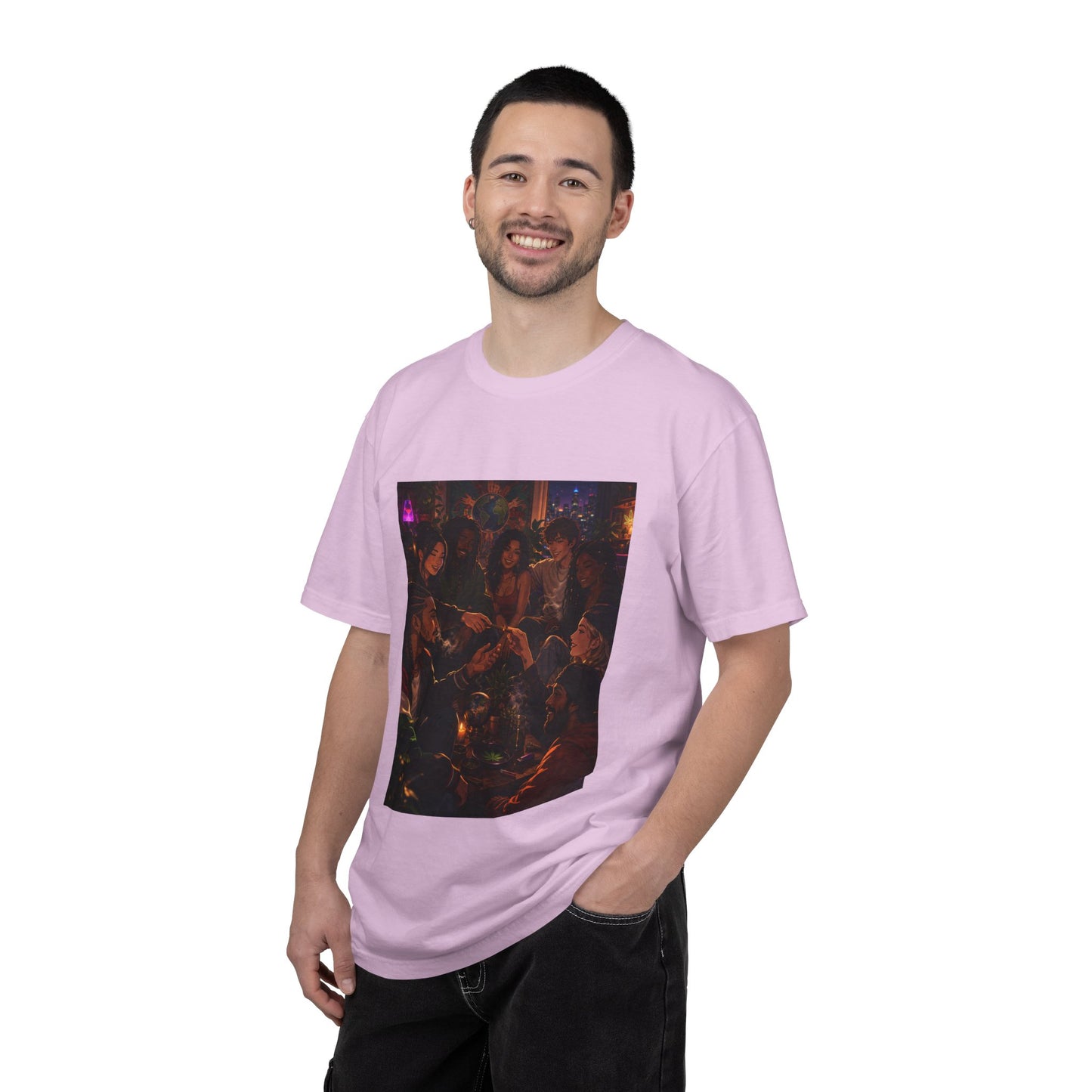 OUR MEMORIES - Vintage Night Party Scene T-Shirt