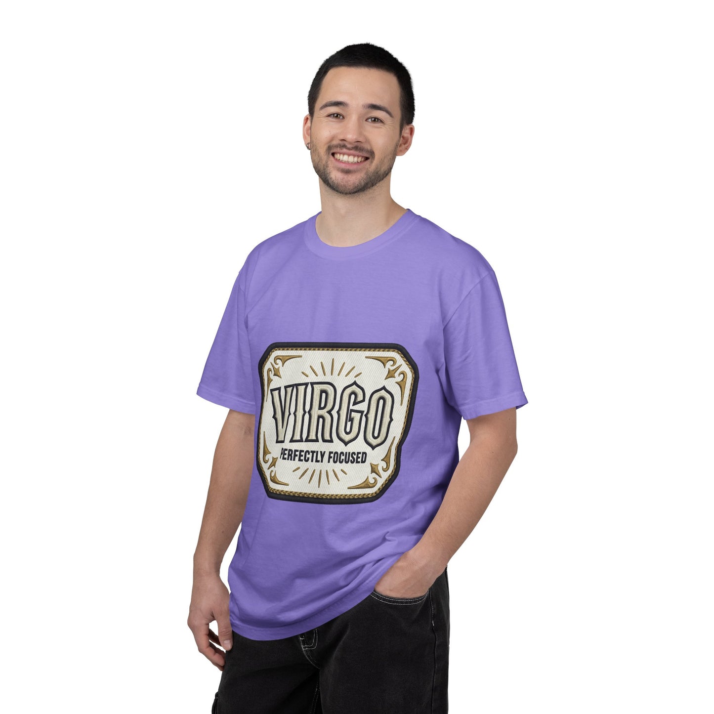 Virgo "Perfectly Focused" Zodiac T-Shirt — Vintage Astrology Tee