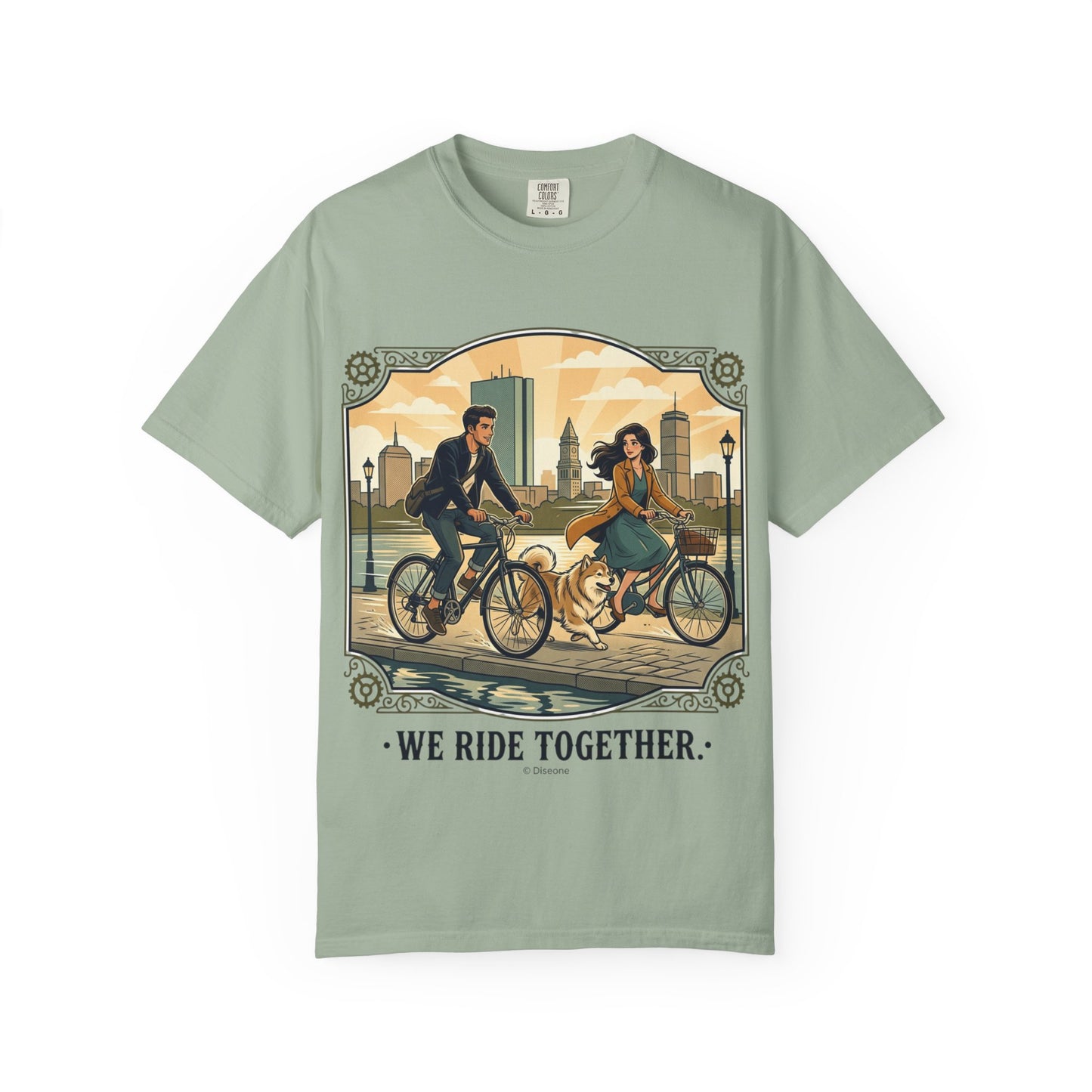 We Ride Together Bicycle Couple T-Shirt