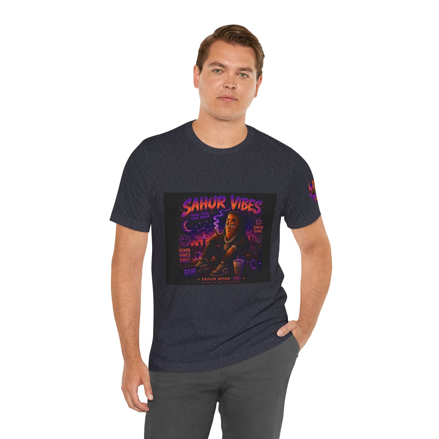 Tung Tung Tung Sahur SOLO Night Smoke DOLO Tee — Urban Chill Cartoon Design