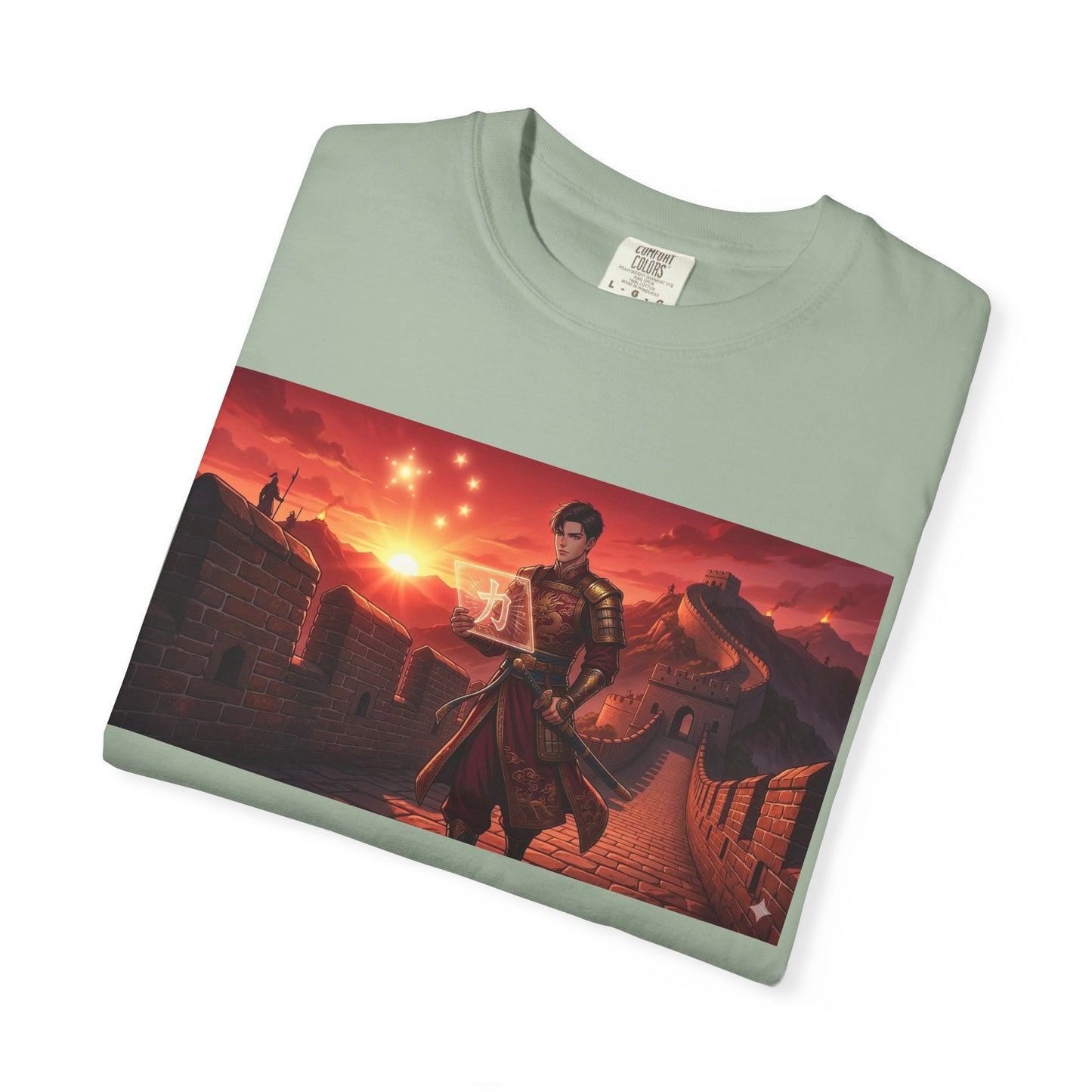 Scout Regiment Sunset T-Shirt — Anime Military Wall Scene