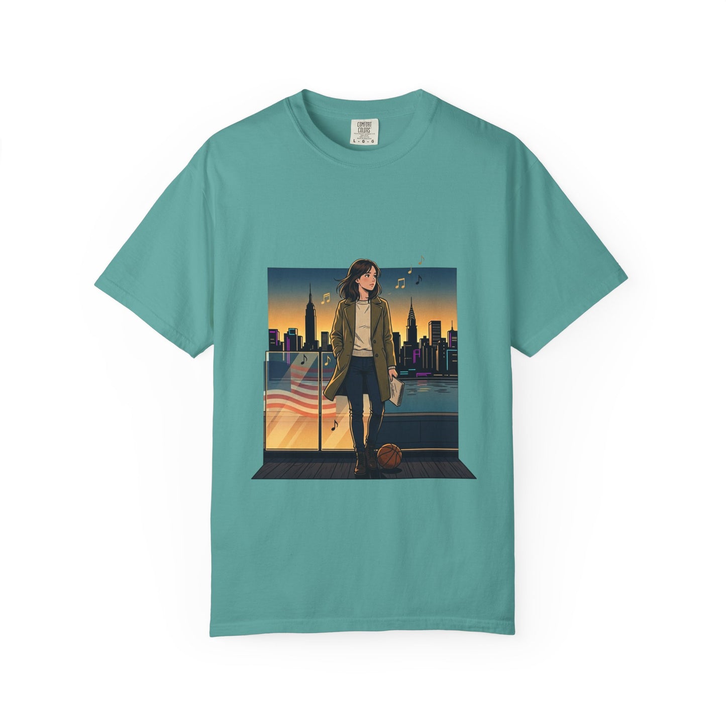 GLOBAL ENERGY: HER CITY, HER STORY— City Sunset Graphic T-Shirt