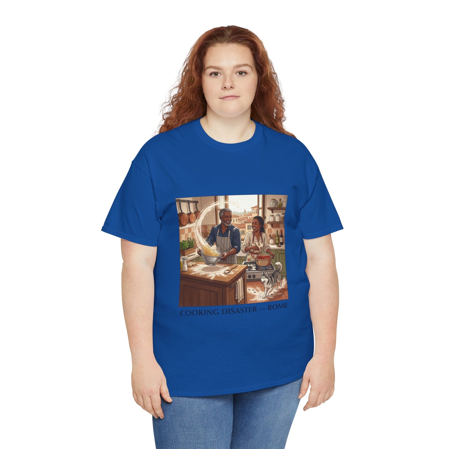 T-Shirt — 'Cooking Disaster — Rome' Illustrated Cooking Tee