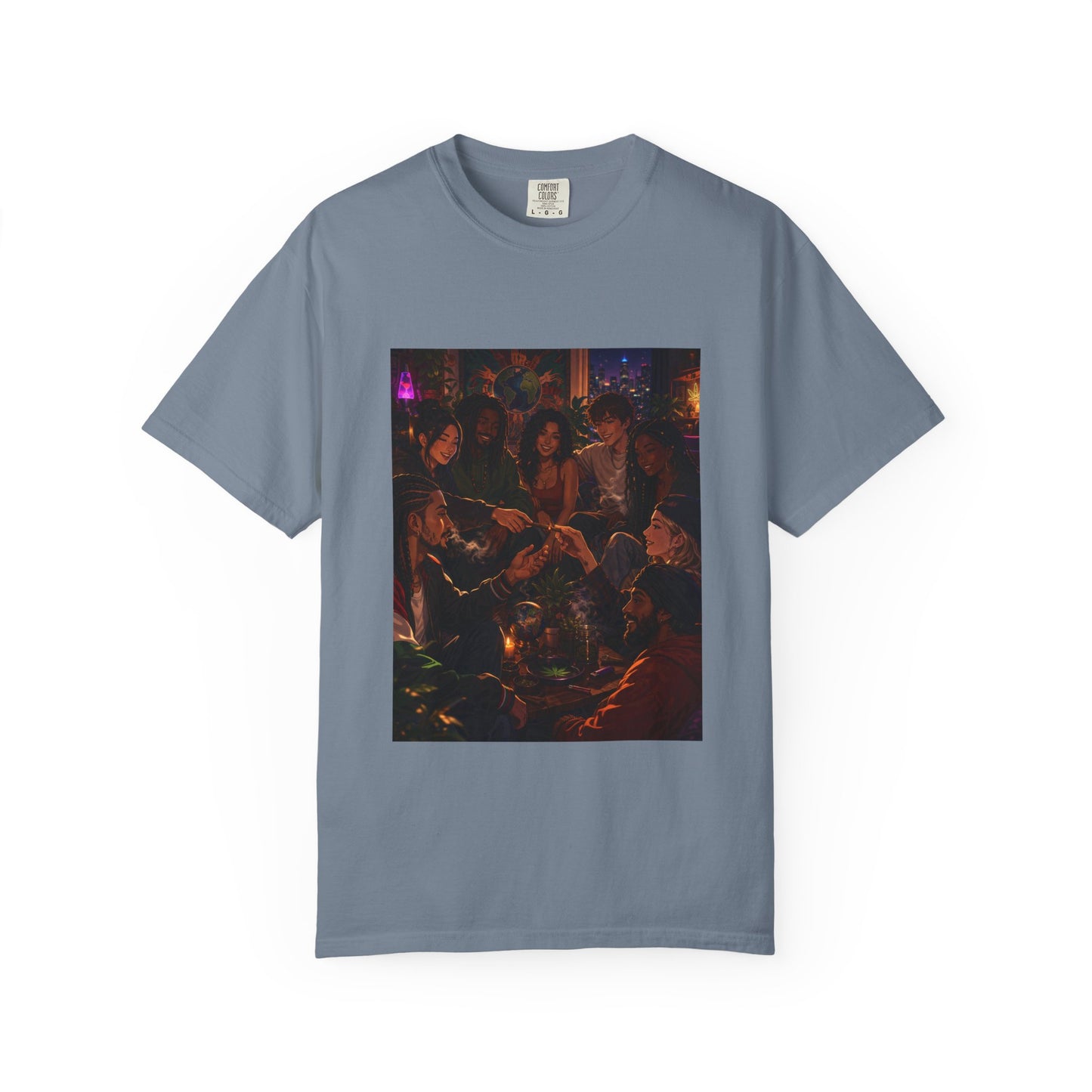 OUR MEMORIES - Vintage Night Party Scene T-Shirt