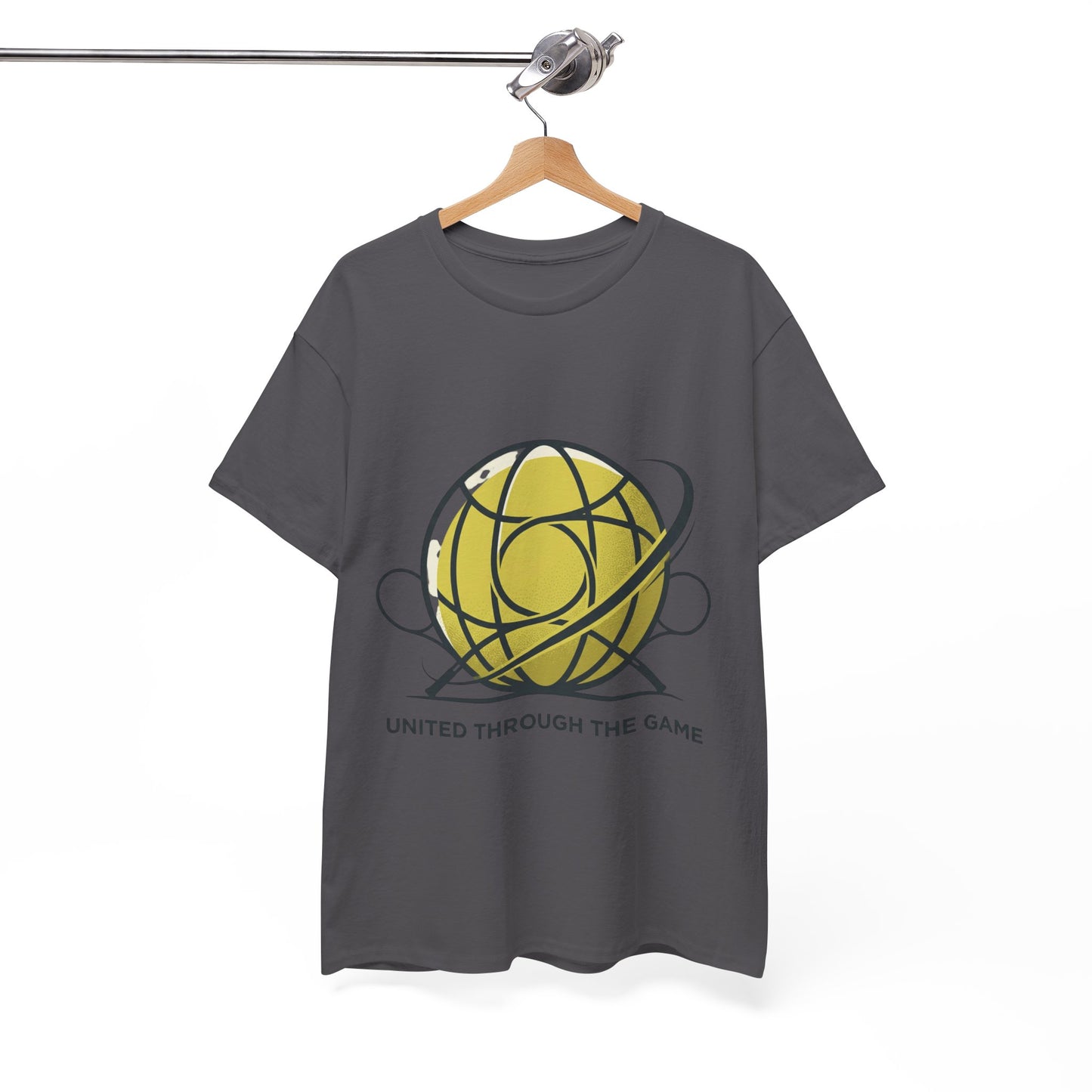 Basketball Orbit T-Shirt — “United Through The Game” Graphic Tee