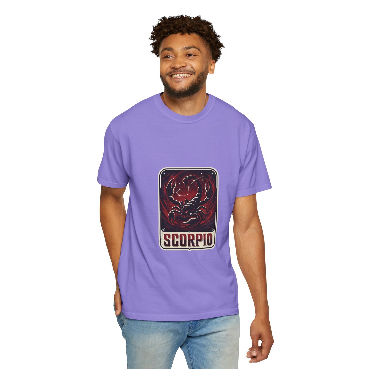 Scorpio Zodiac T-Shirt — Bold Red Scorpion Astrological Tee