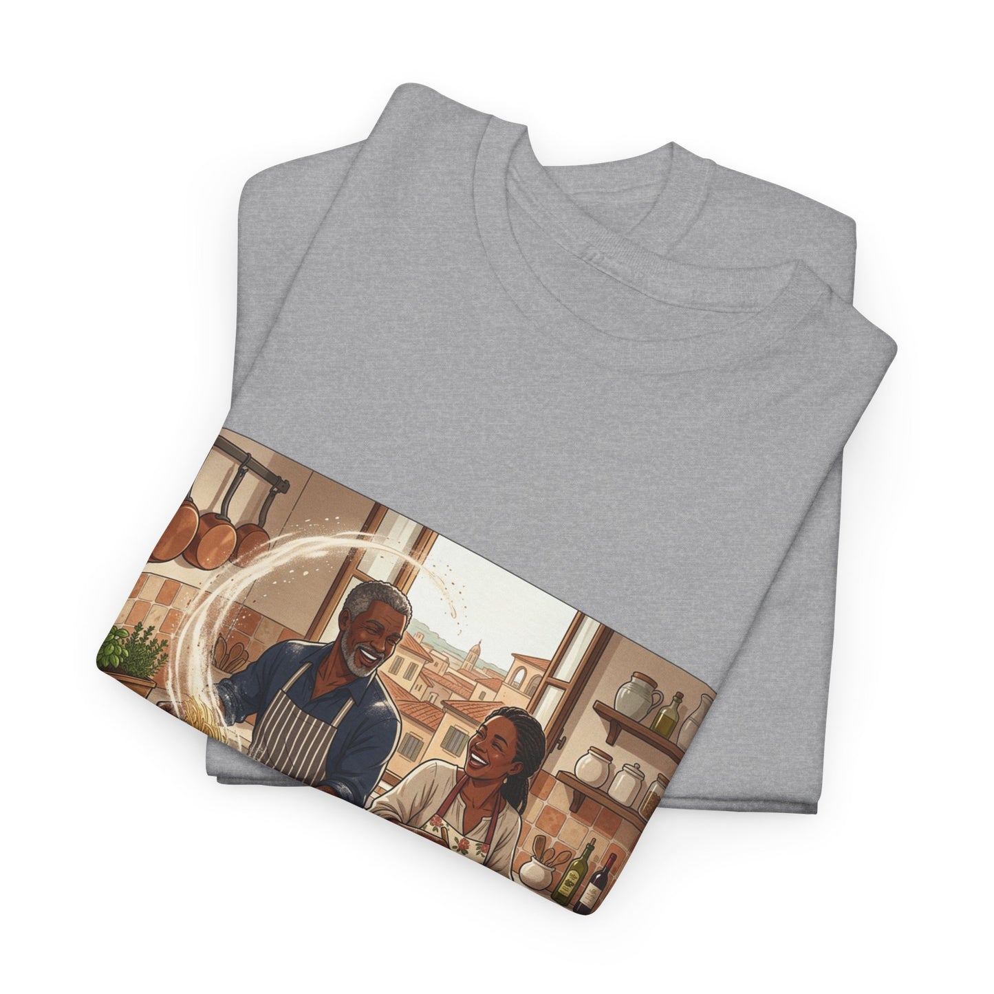 T-Shirt — 'Cooking Disaster — Rome' Illustrated Cooking Tee