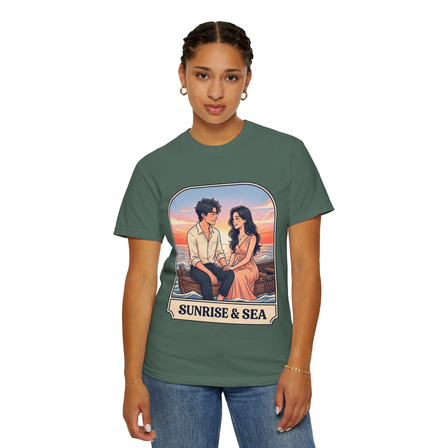 Sunrise & Sea Romantic Beach T-Shirt