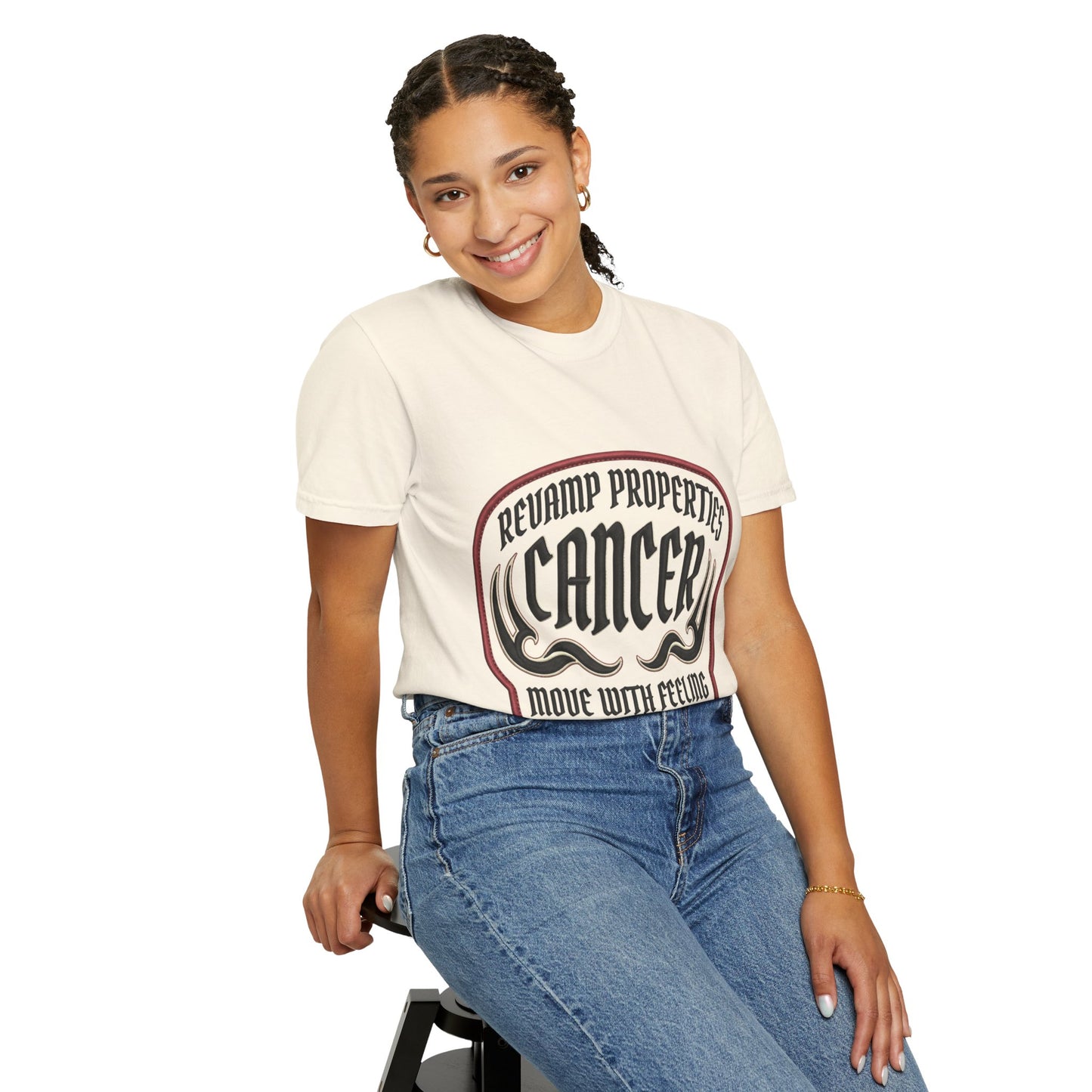 Cancer Zodiac T-Shirt — 'Move With Feeling' Astrology Tee