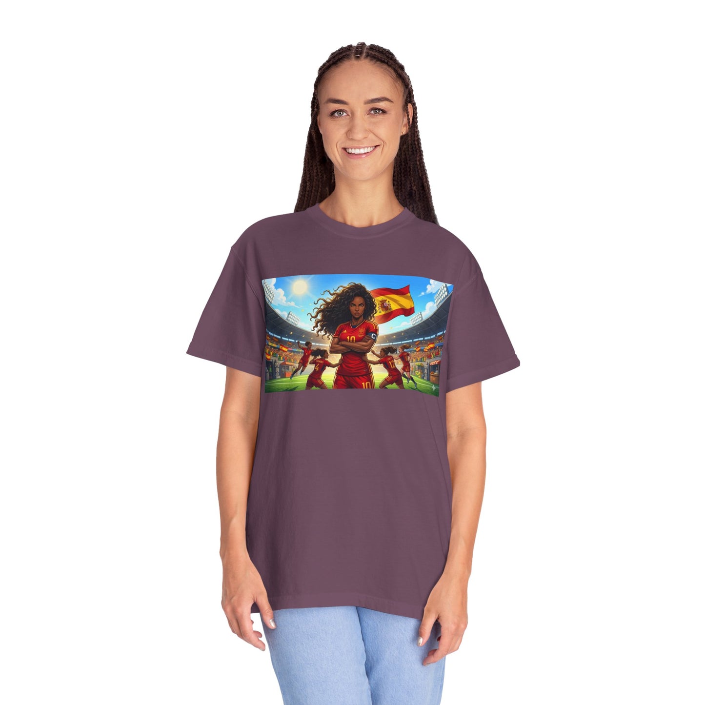 Spain – Female Soccer Champion - Stadium Graphic T-Shirt