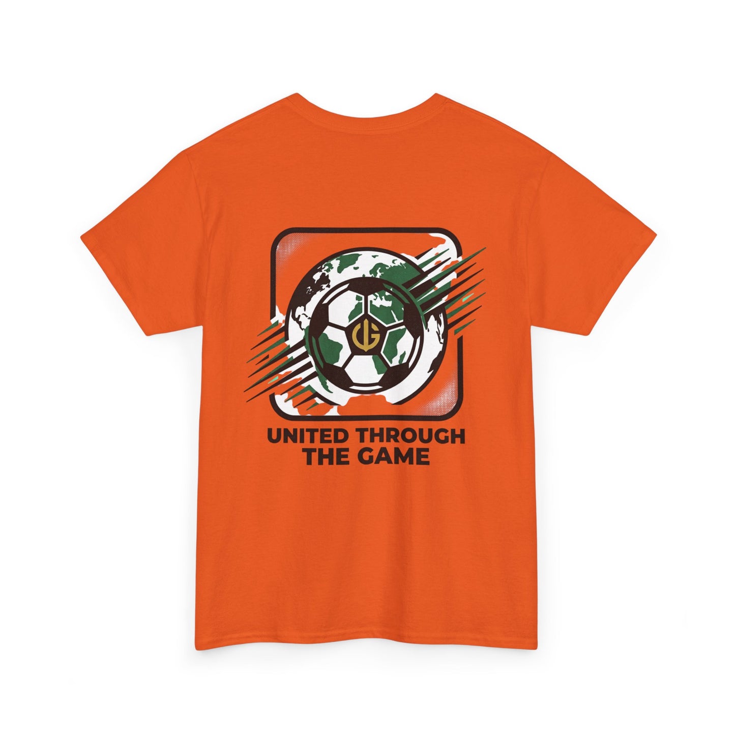 Soccer T-Shirt — "United Through the Game" Graphic Tee