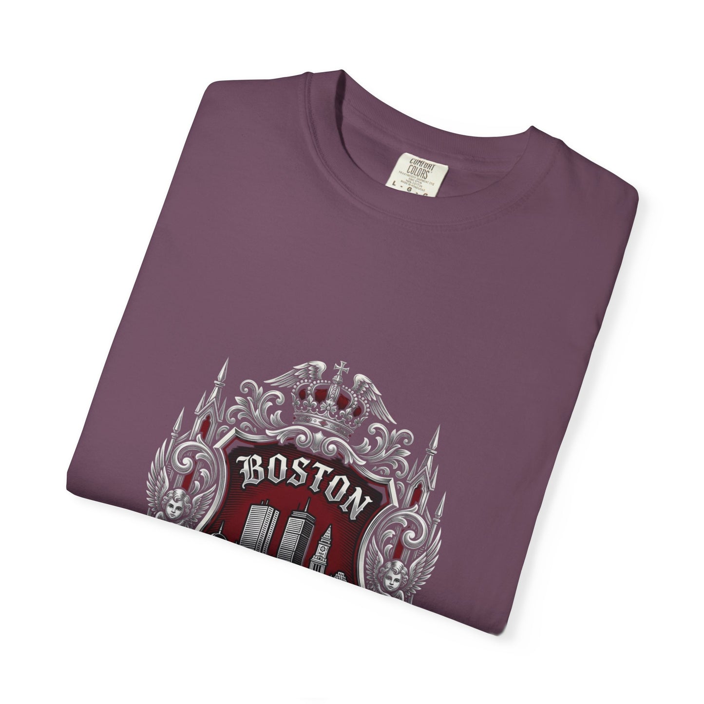 Boston Energy Vintage Crest T-Shirt — Retro City Skyline Tee