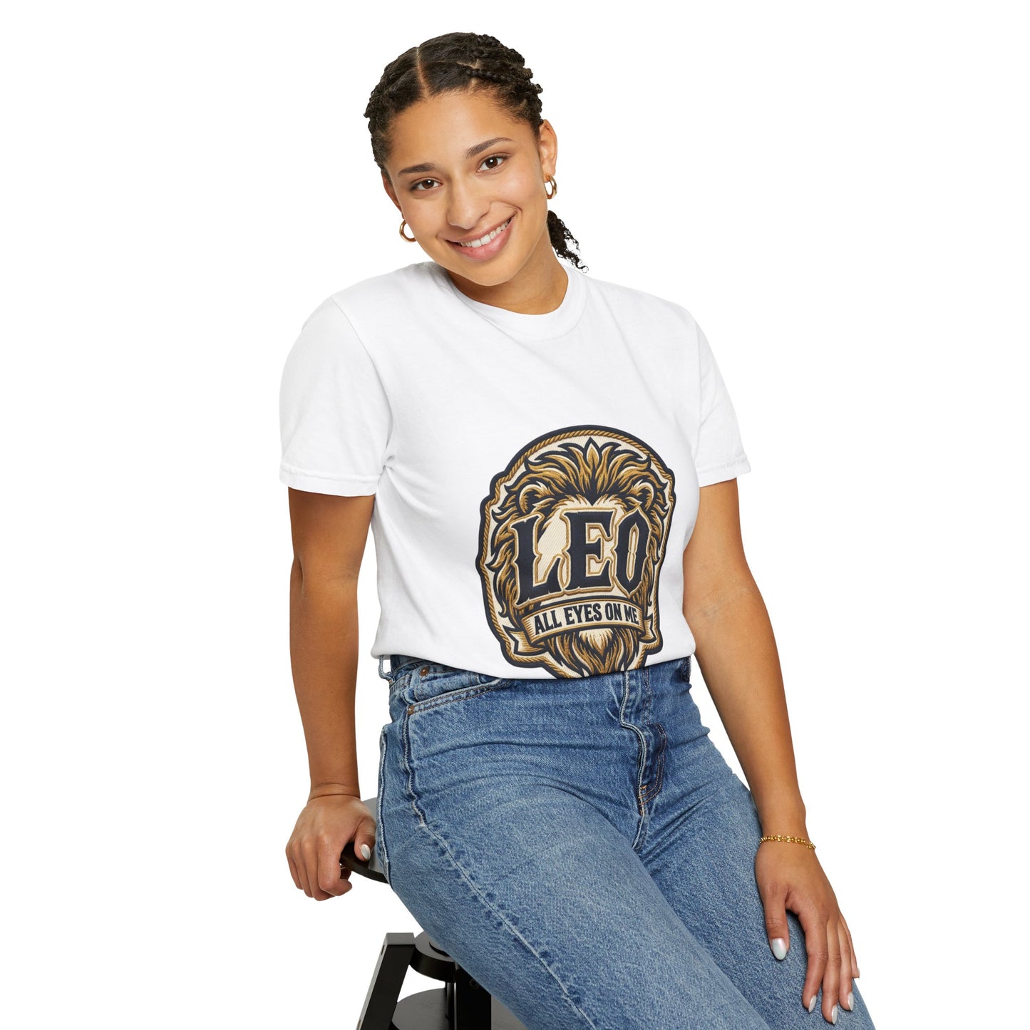 Leo 'All Eyes On Me' Zodiac T-Shirt — Bold Lion Astrology Tee