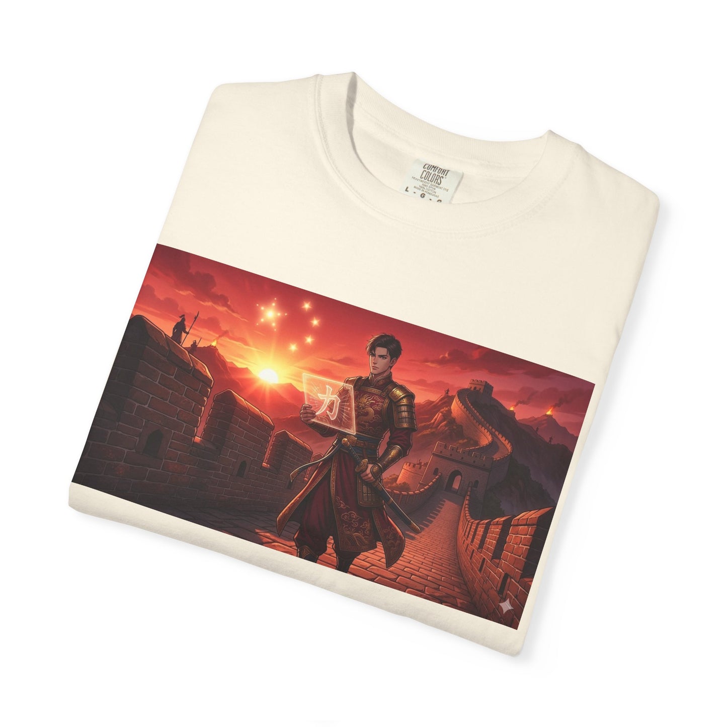 Scout Regiment Sunset T-Shirt — Anime Military Wall Scene