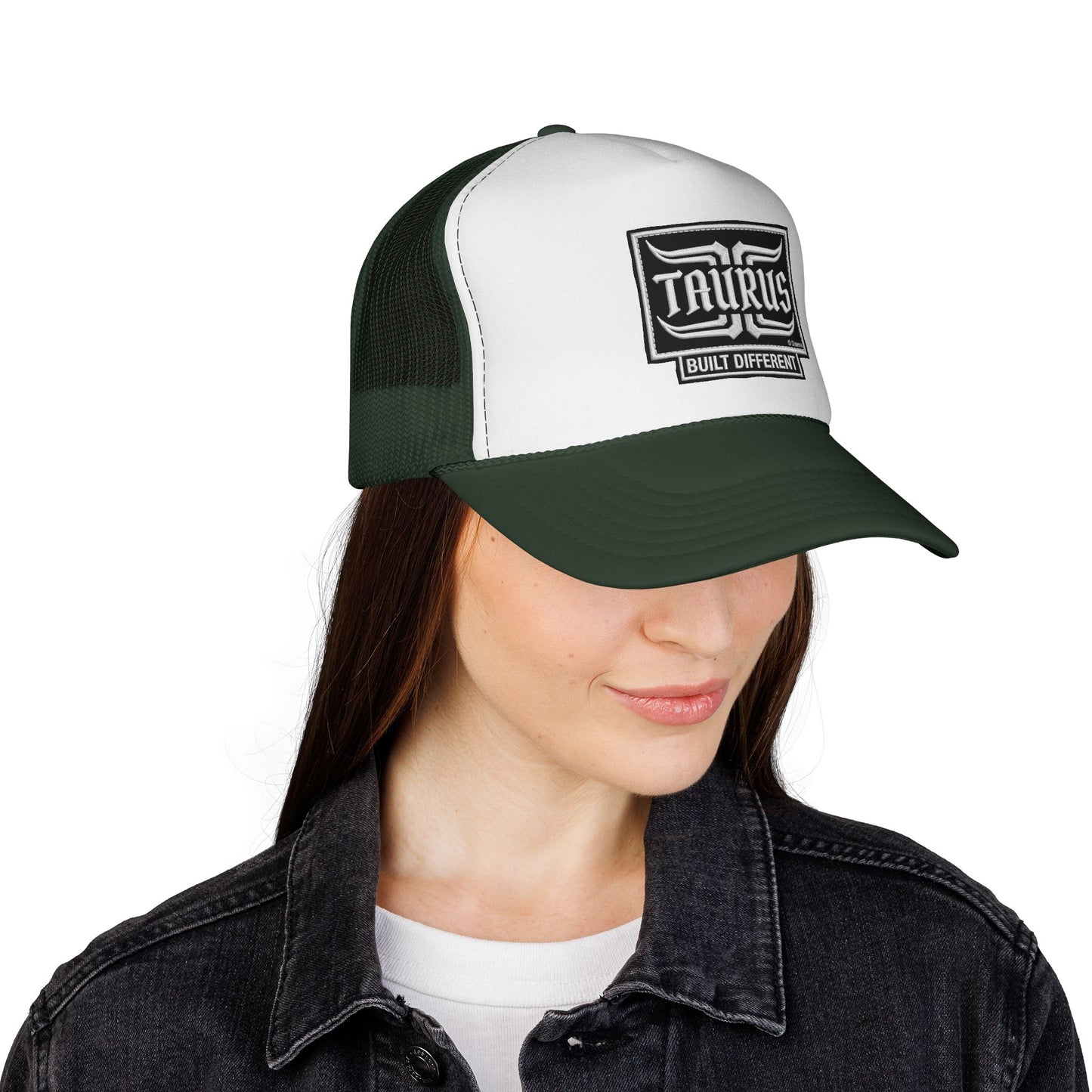 Taurus 'Built Different' Trucker Hat — Zodiac Snapback Cap