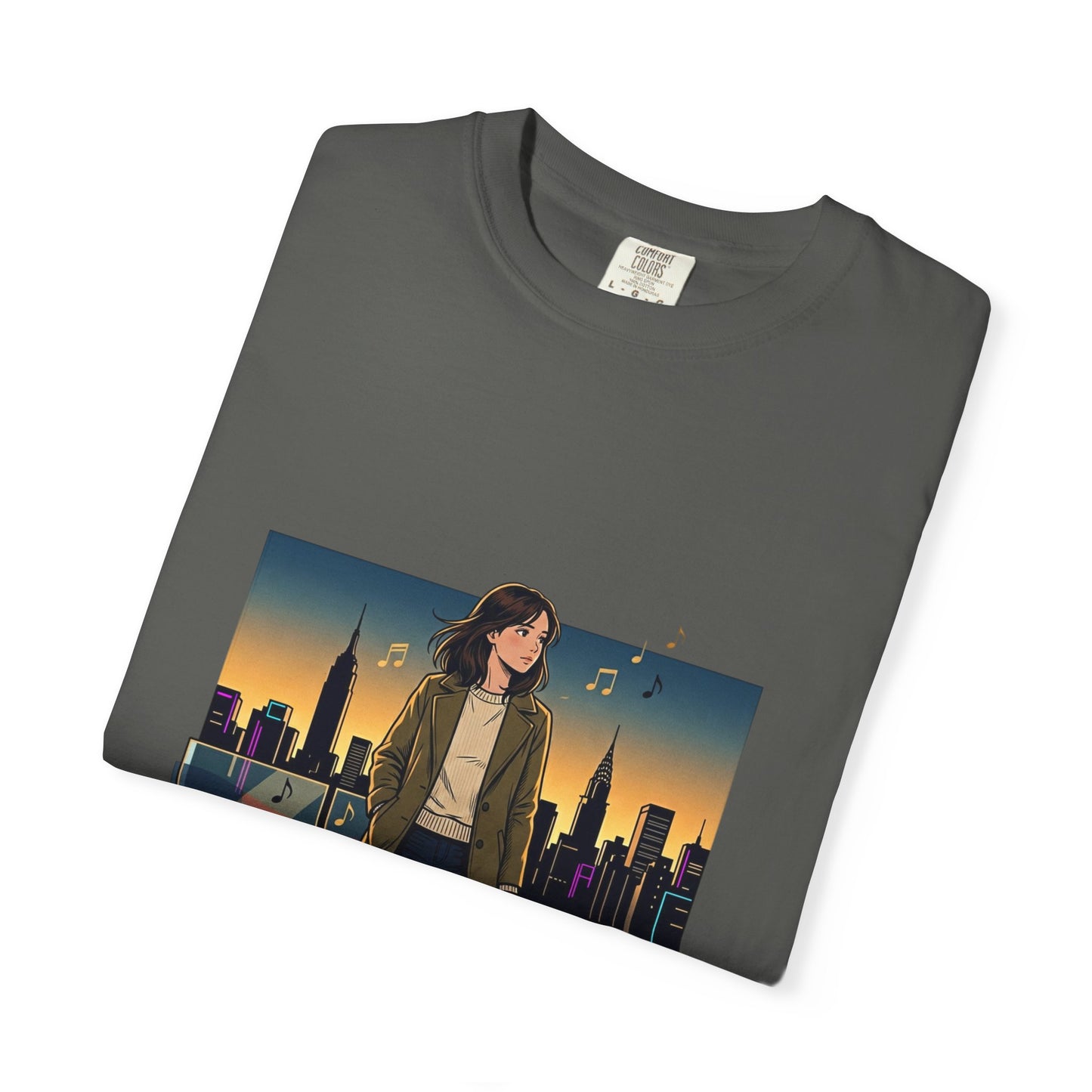 GLOBAL ENERGY: HER CITY, HER STORY— City Sunset Graphic T-Shirt