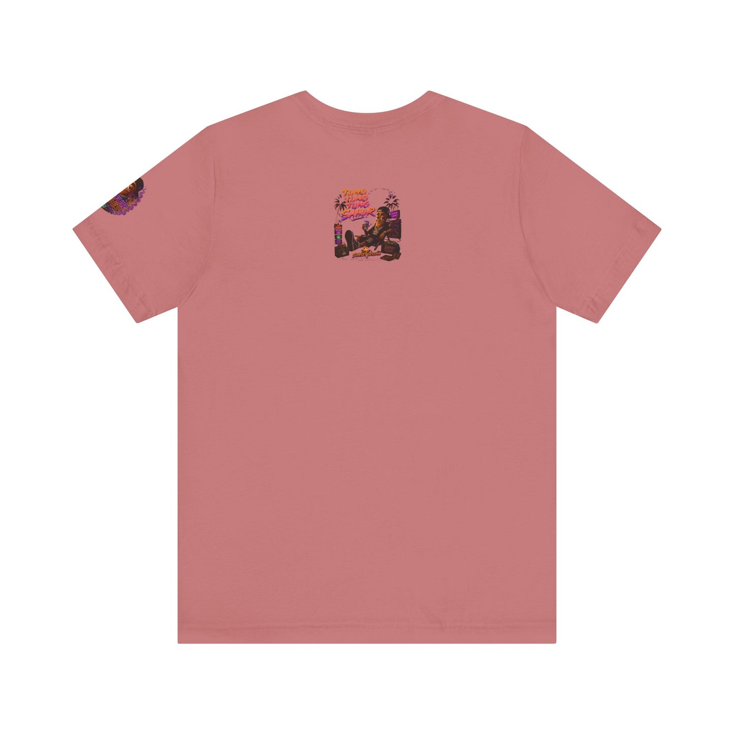 Tung Tung Tung Sahur Laid-Back Nightlife Graphic Tee — "Things Take Time" Urban Cartoon Design