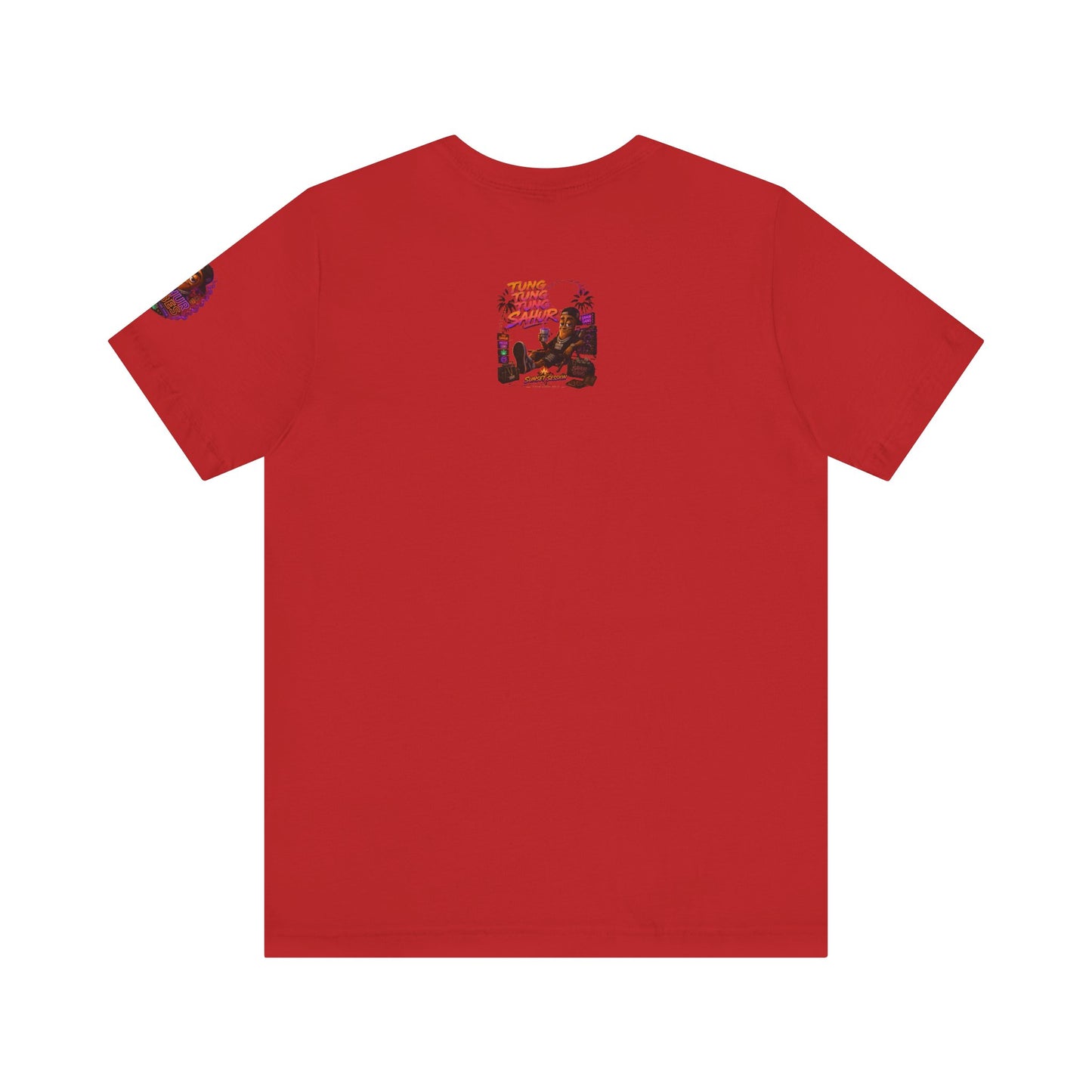 Tung Tung Tung Sahur Laid-Back Nightlife Graphic Tee — "Things Take Time" Urban Cartoon Design