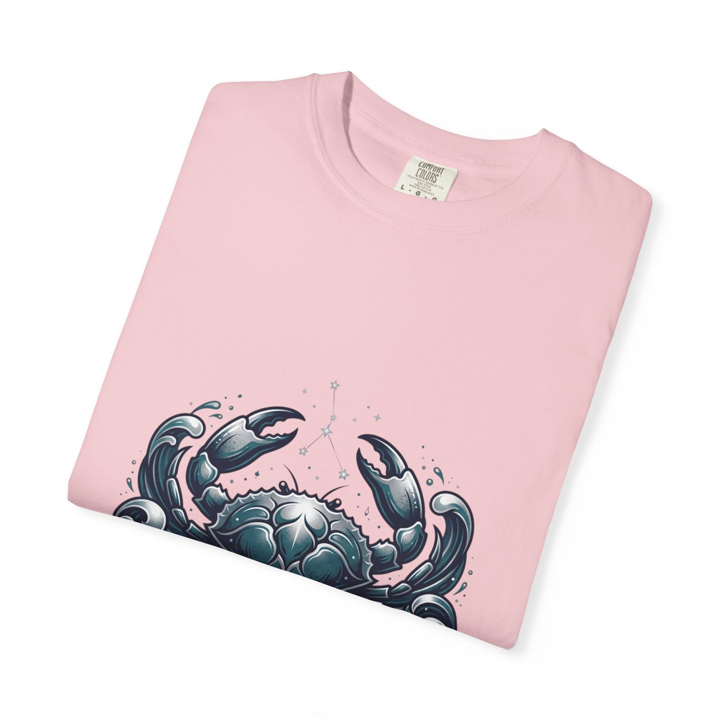 Cancer Zodiac T-Shirt — Stylized Crab Astrological Tee