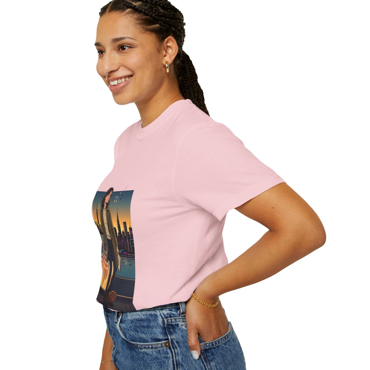 GLOBAL ENERGY: HER CITY, HER STORY— City Sunset Graphic T-Shirt