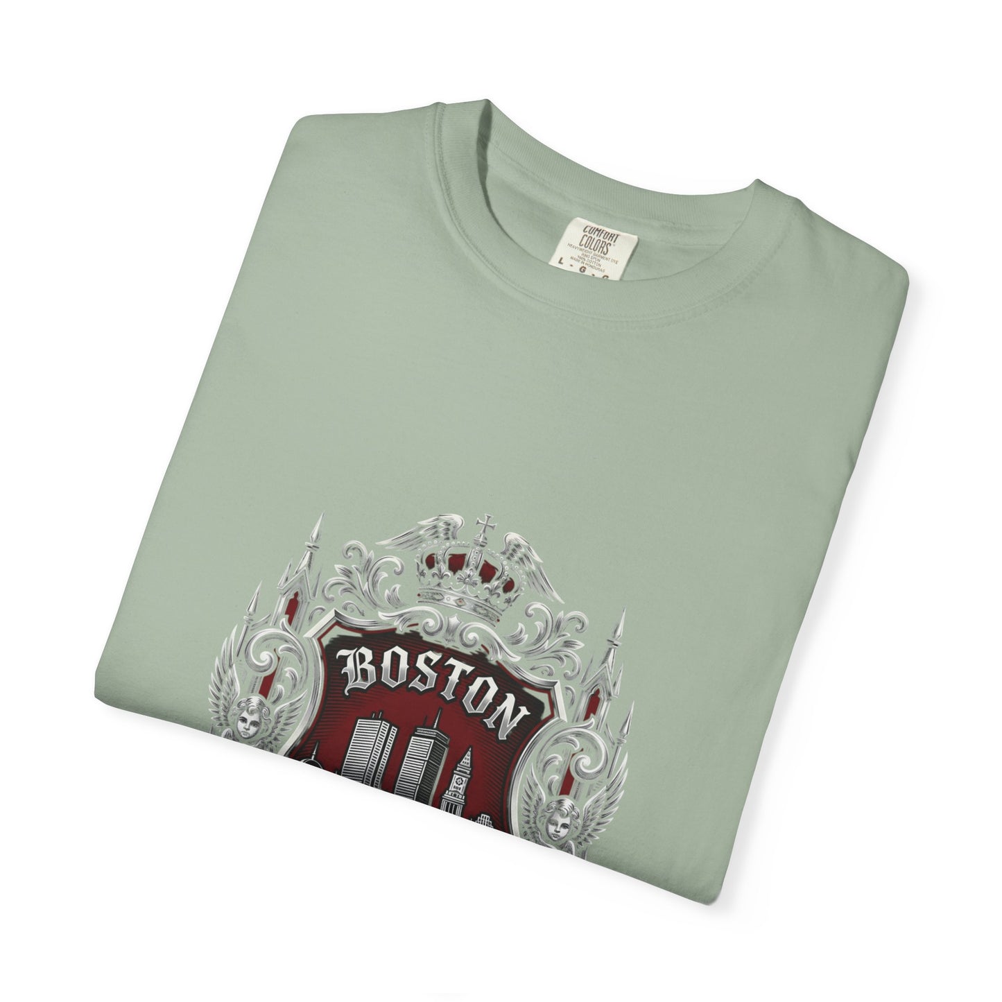 Boston Energy Vintage Crest T-Shirt — Retro City Skyline Tee