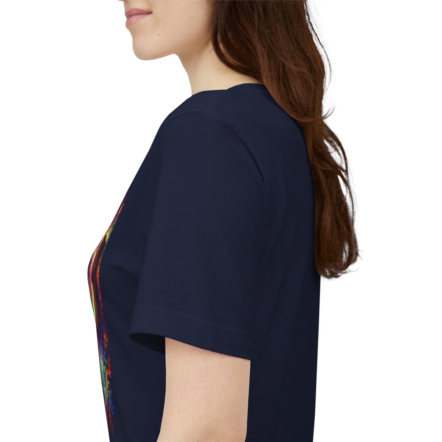 Psychedelic Session T-Shirt — Cosmic Portrait Graphic Tee