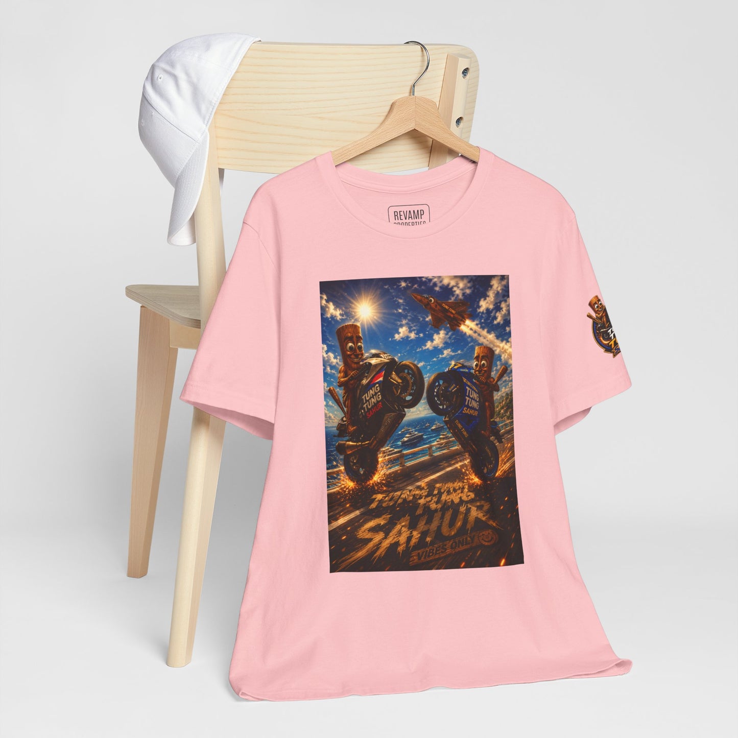 Motorcycle Stunt Tee — Sahara Riders Graphic T-Shirt