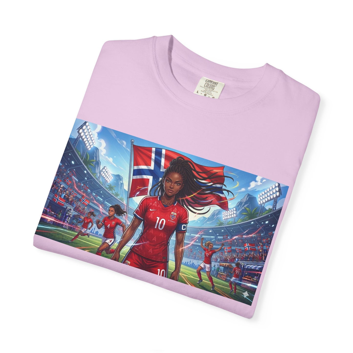 COMMANDER Norway – Female Unisex Garment-Dyed T-shirt