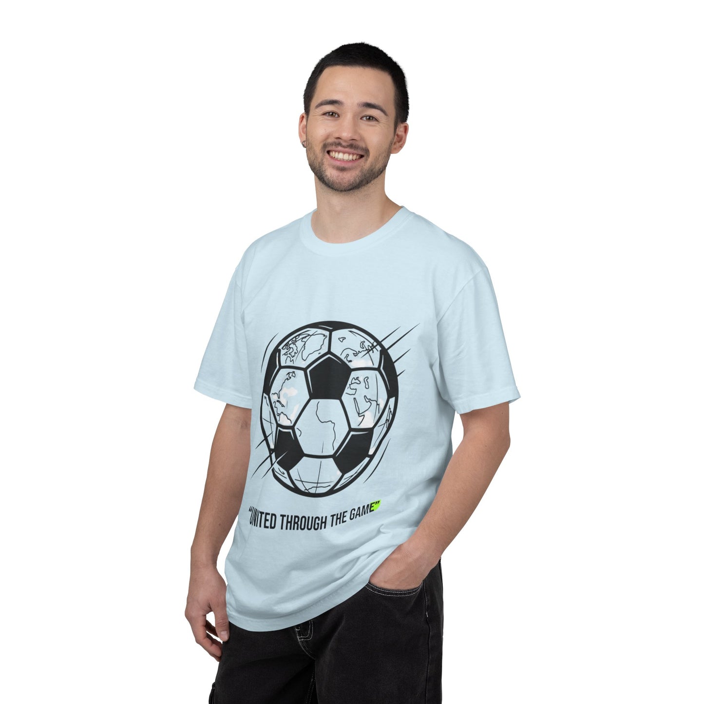Soccer Unity T-Shirt — "United Through the Game" Graphic Tee
