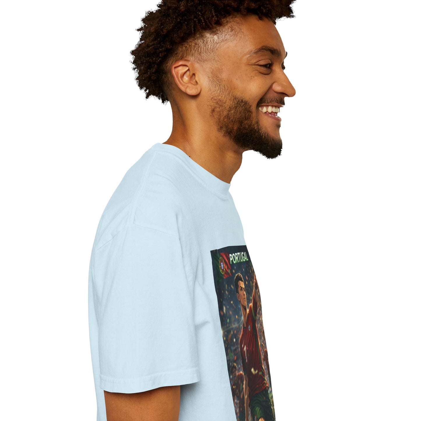 Portugal Soccer Poster T-Shirt — Cristiano Ronaldo Tribute Tee