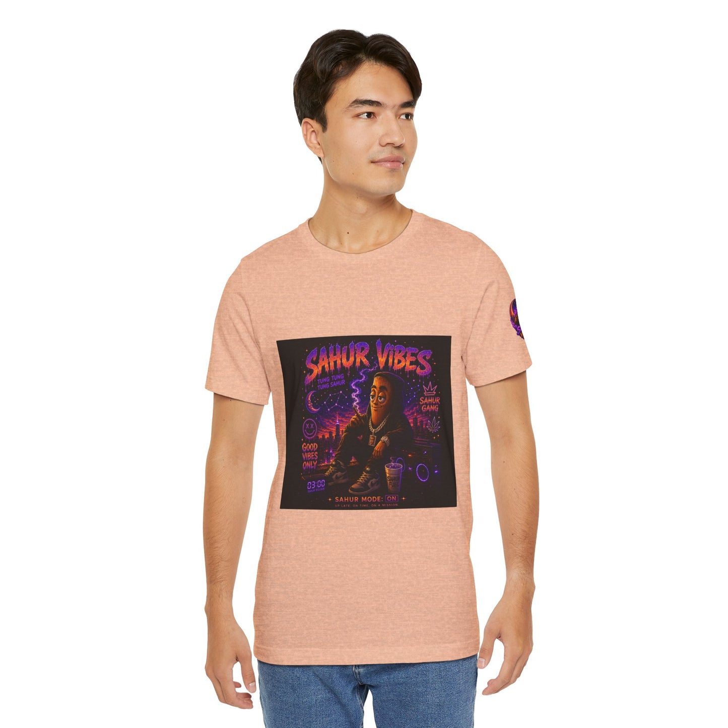 Tung Tung Tung Sahur SOLO Night Smoke DOLO Tee — Urban Chill Cartoon Design
