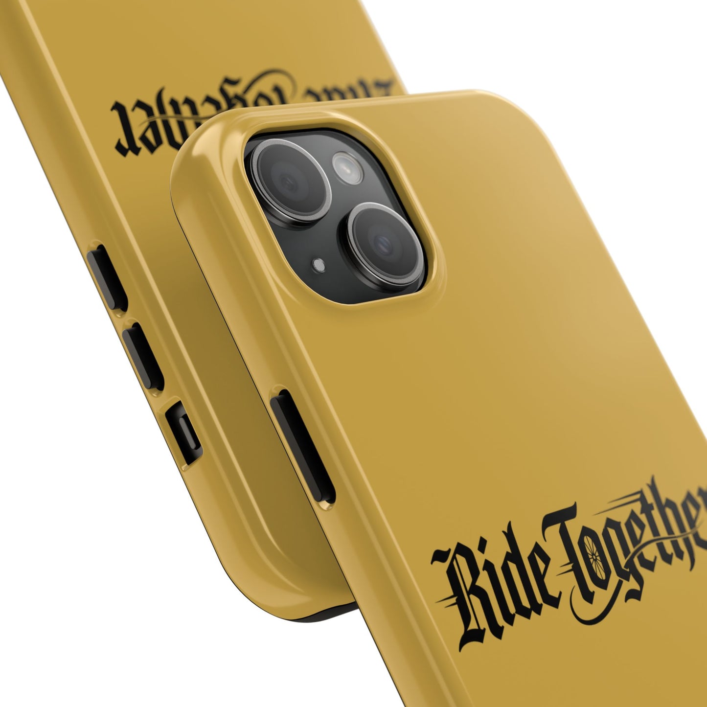 Ride Together Tough Phone Case — Durable Retro Script Protective Cover