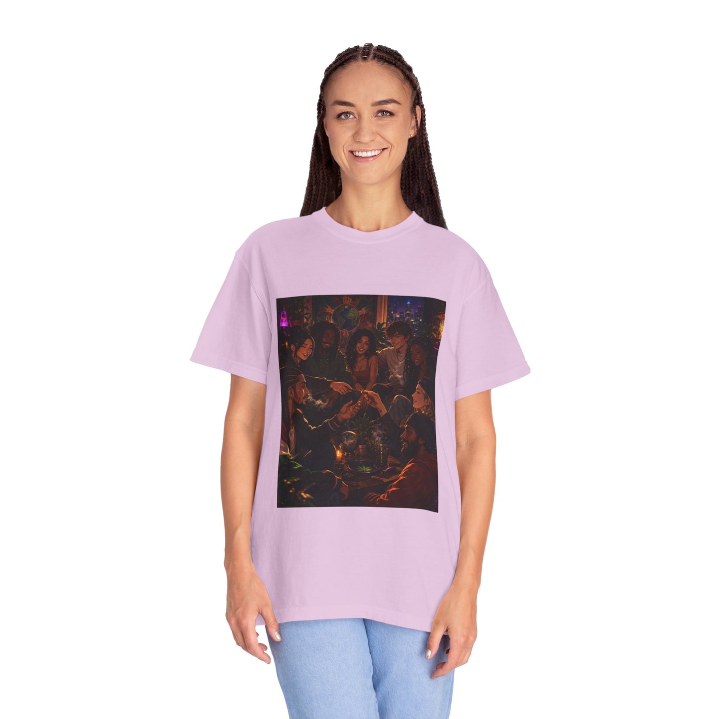 OUR MEMORIES - Vintage Night Party Scene T-Shirt