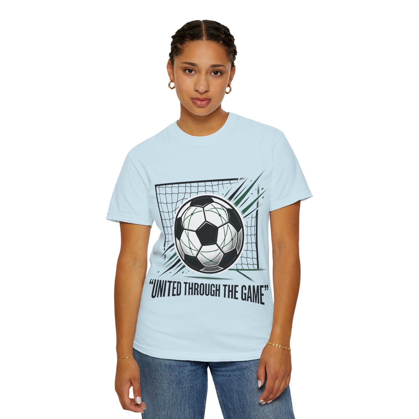 Soccer Graphic T-Shirt — "United Through The Game"