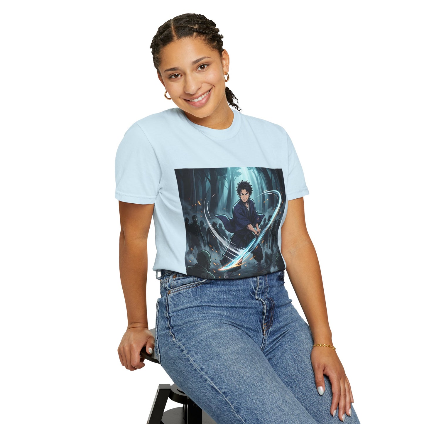 Mage Battlemage T‑Shirt — Fantasy Wizard Magic Sword Illustration Tee