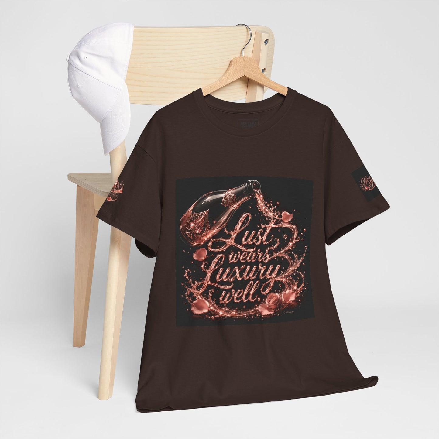 Lust Treats Luxury Well T-Shirt – Vintage Script Graphic Tee