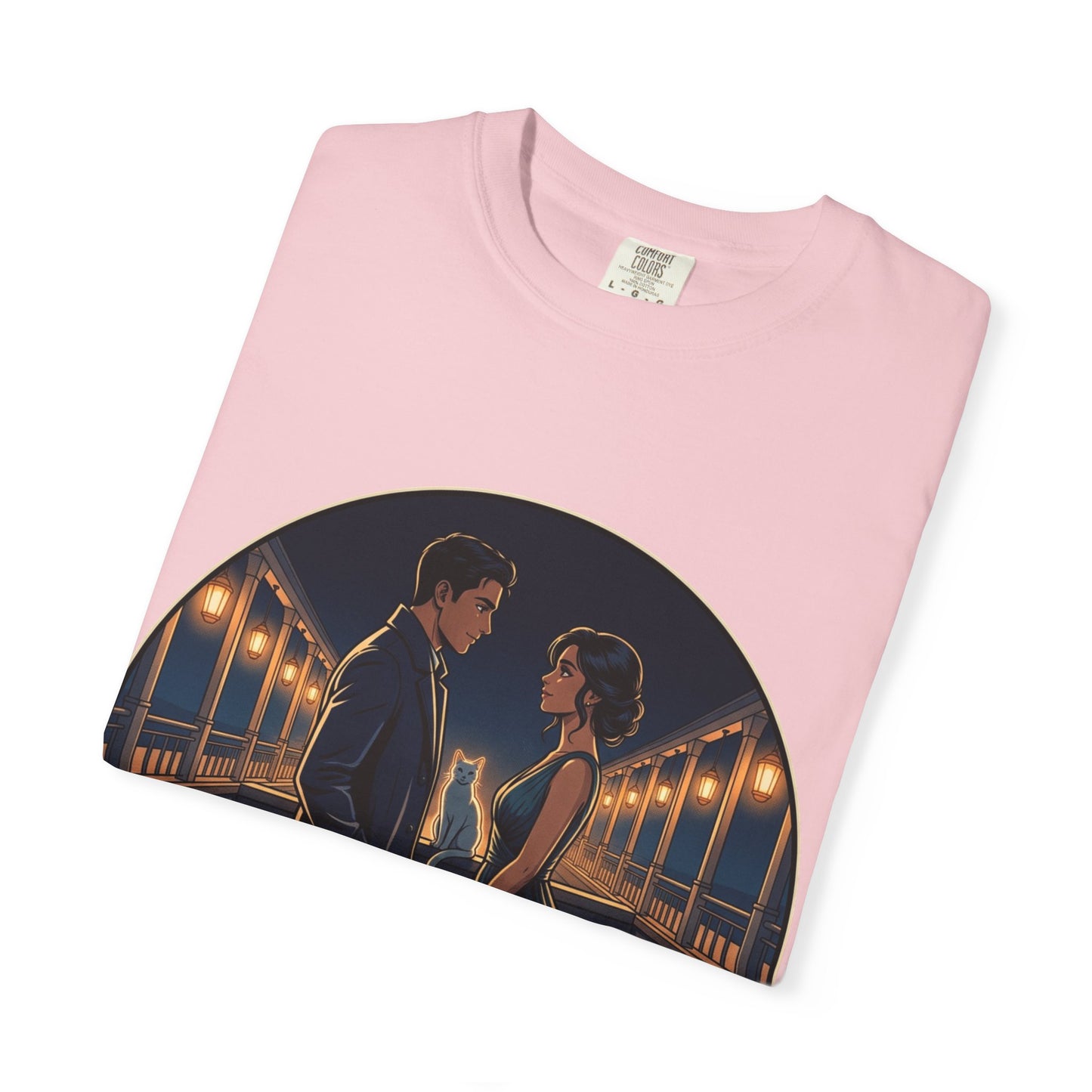 Romantic Night Stroll T-Shirt — "Even in the Quiet... We Shine" Graphic Tee