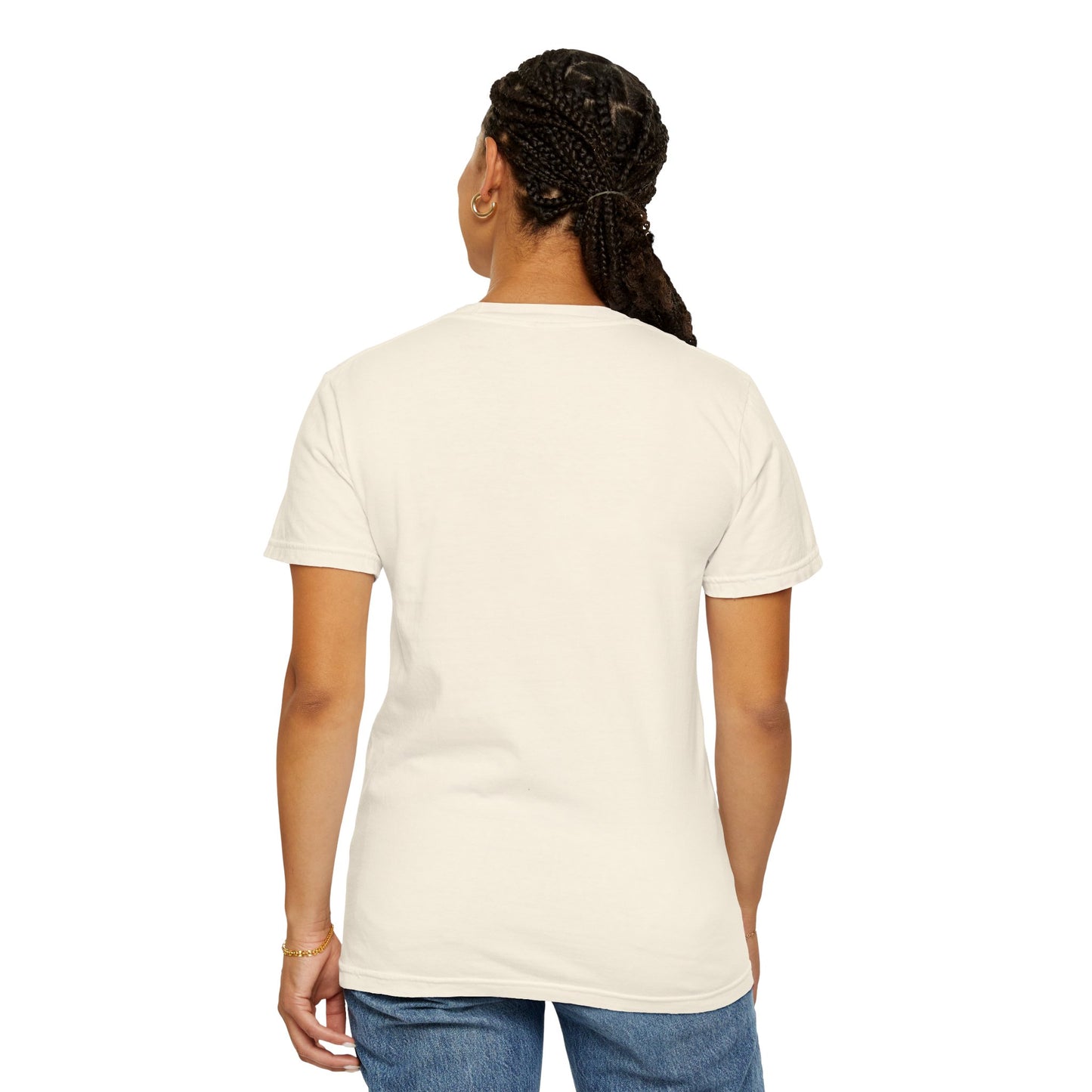 Spring of Us T-Shirt — Romantic Beach Couple Illustration with Dog