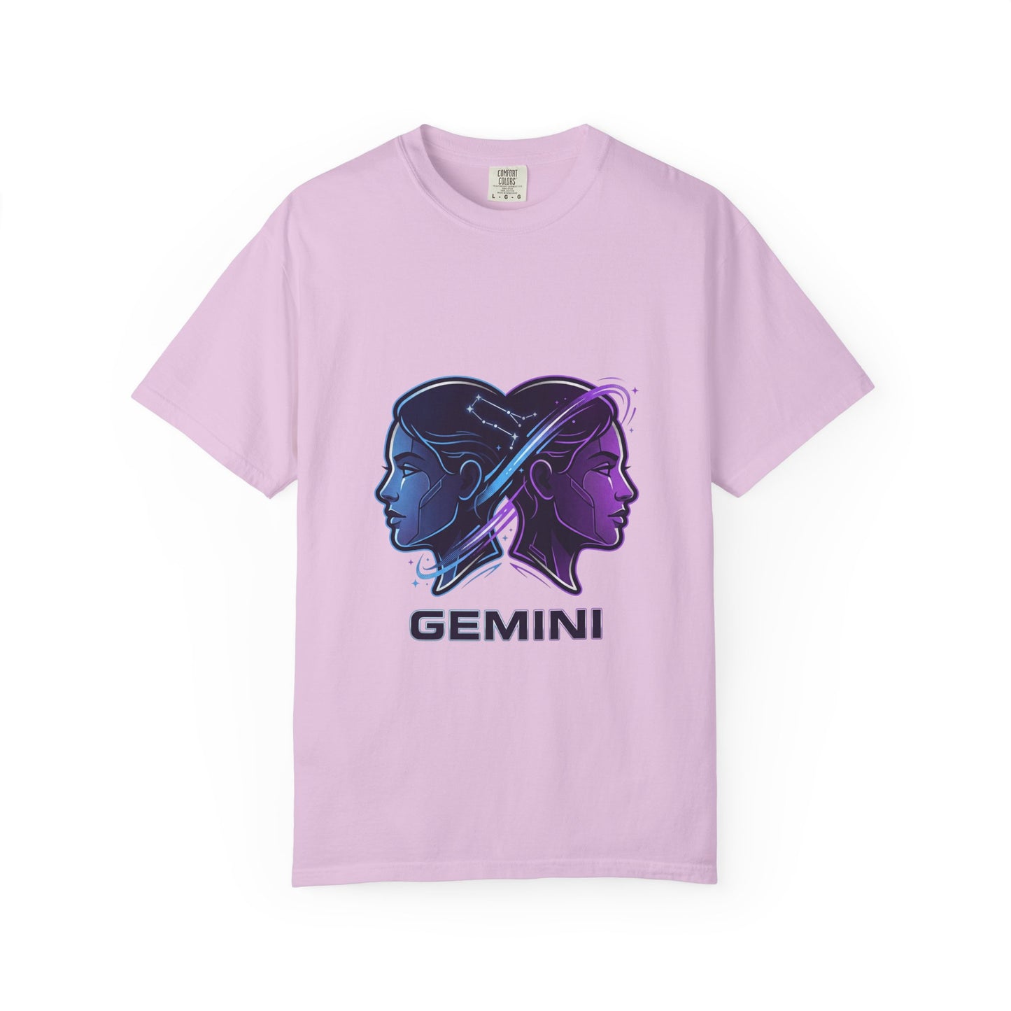 Gemini Zodiac T‑Shirt — Dual Faces Astrology Tee