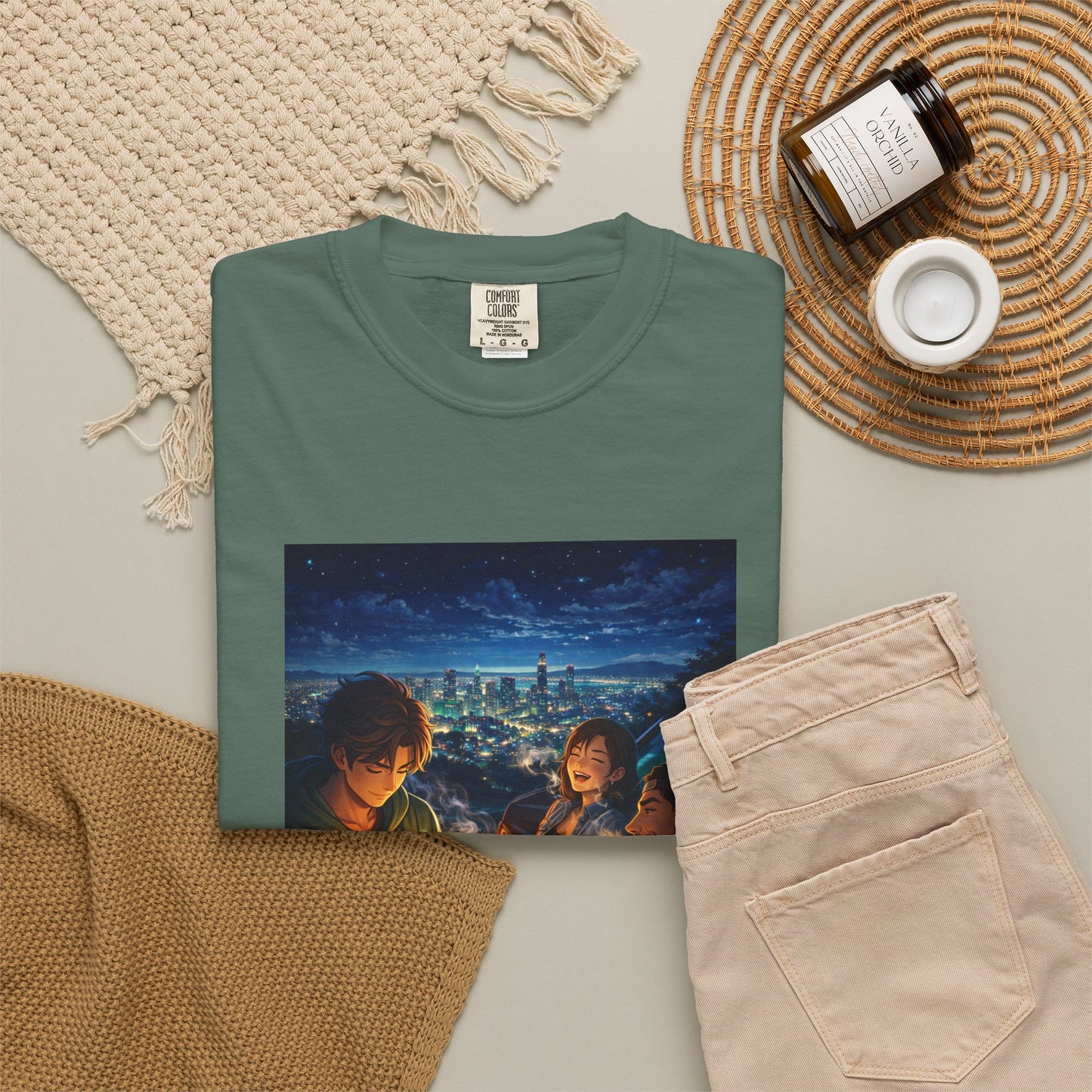 ROAD TRIP SMOKE SESSION-Unisex Garment-Dyed T-shirt
