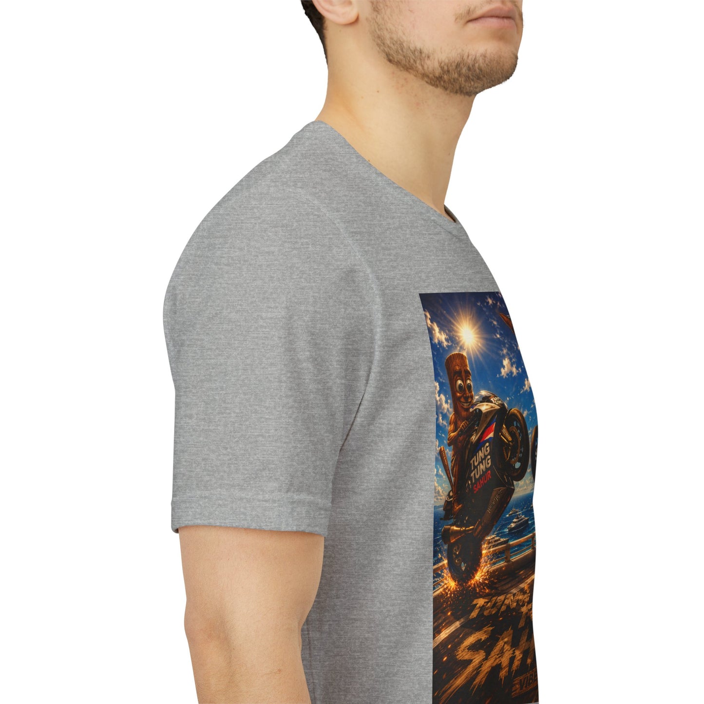 Motorcycle Stunt Tee — Sahara Riders Graphic T-Shirt