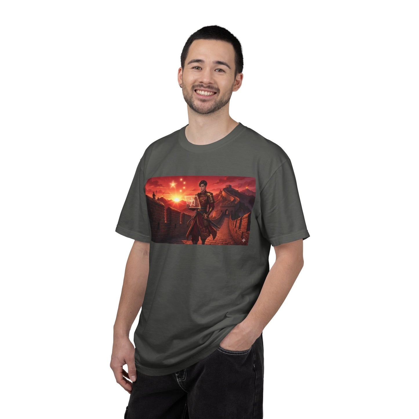 Scout Regiment Sunset T-Shirt — Anime Military Wall Scene