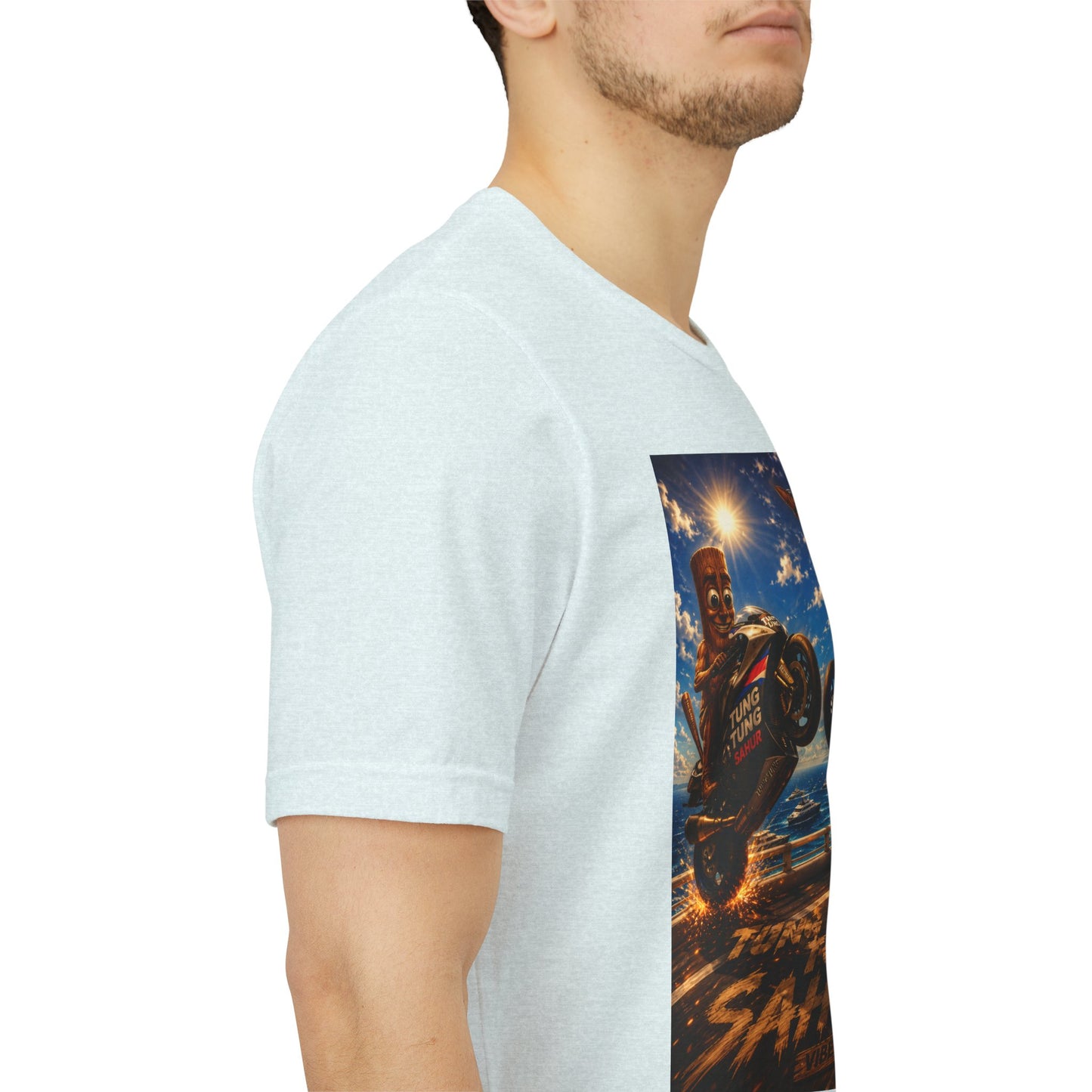 Motorcycle Stunt Tee — Sahara Riders Graphic T-Shirt
