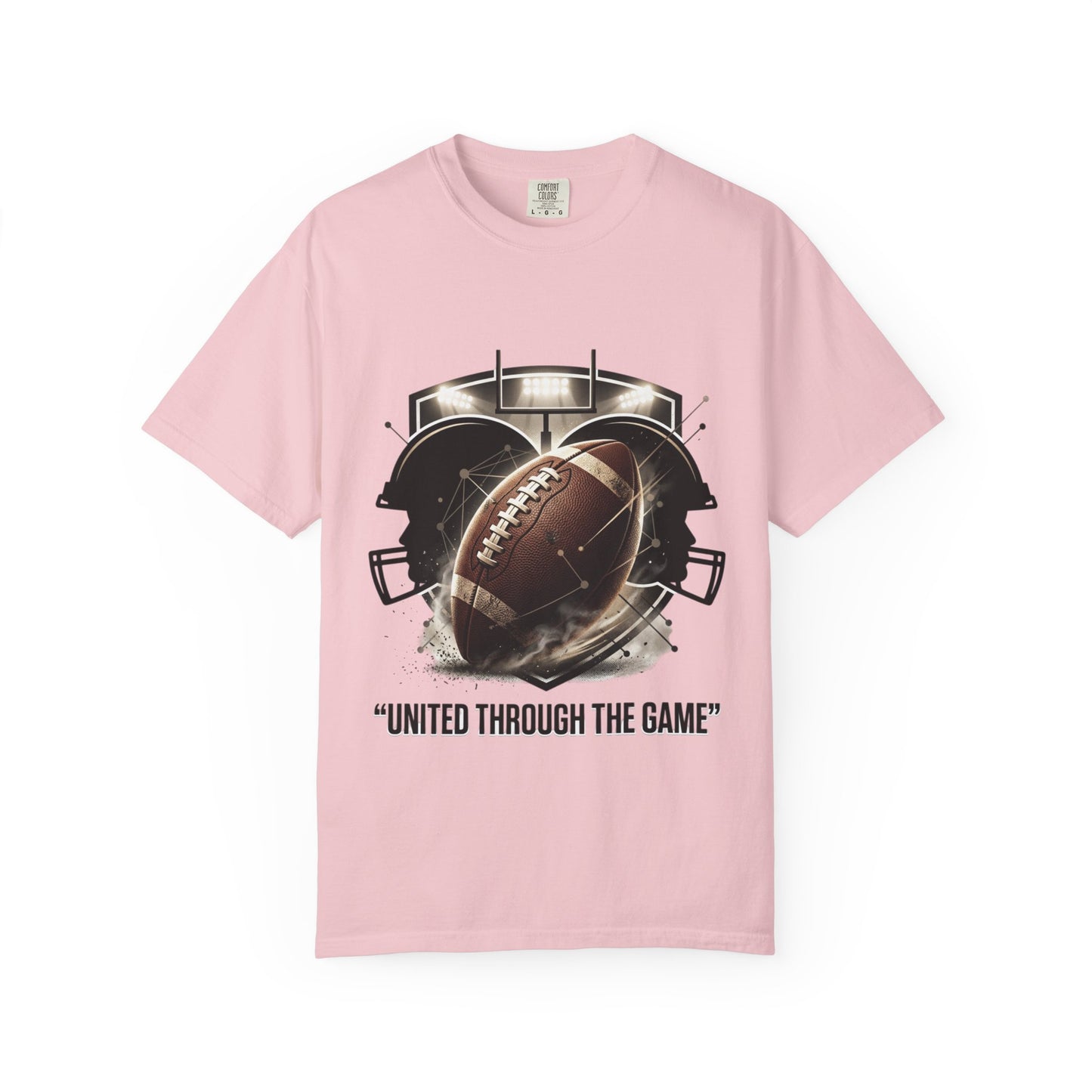 Football T-Shirt — "United Through the Game" Team Spirit Tee