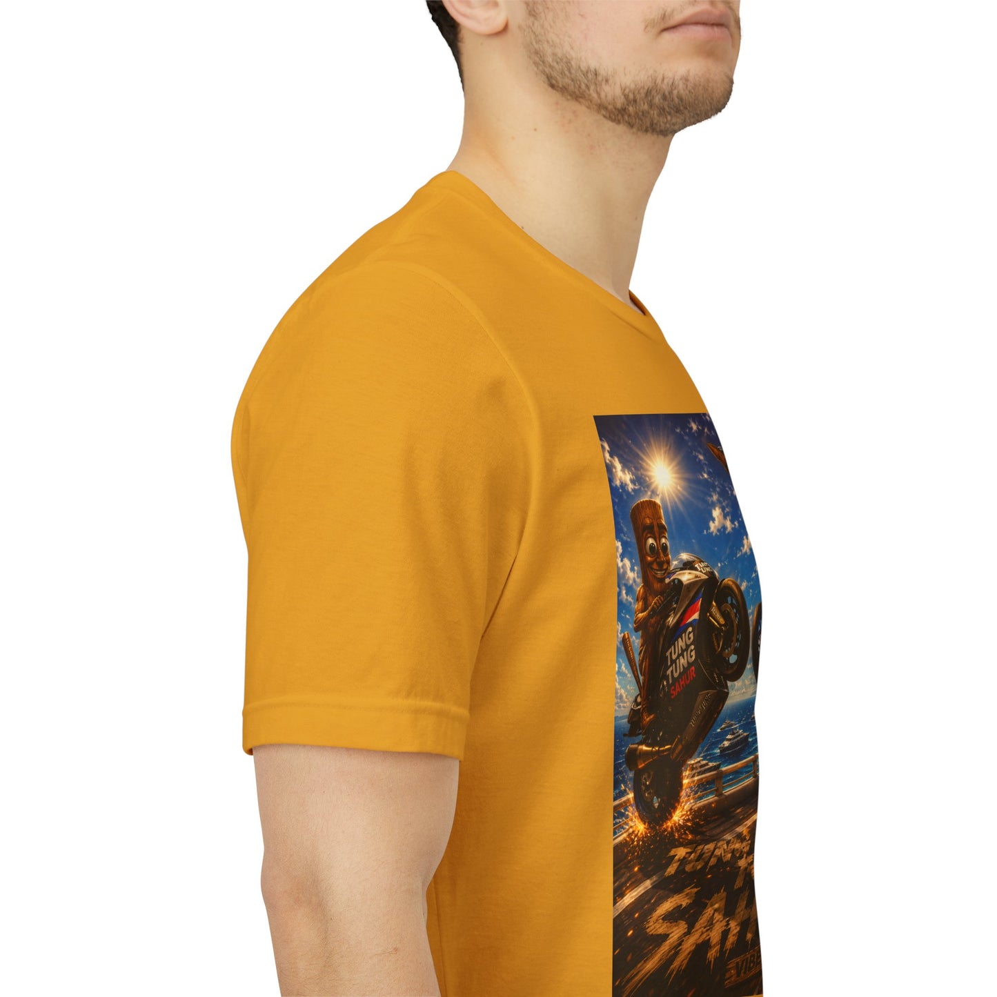 Motorcycle Stunt Tee — Sahara Riders Graphic T-Shirt