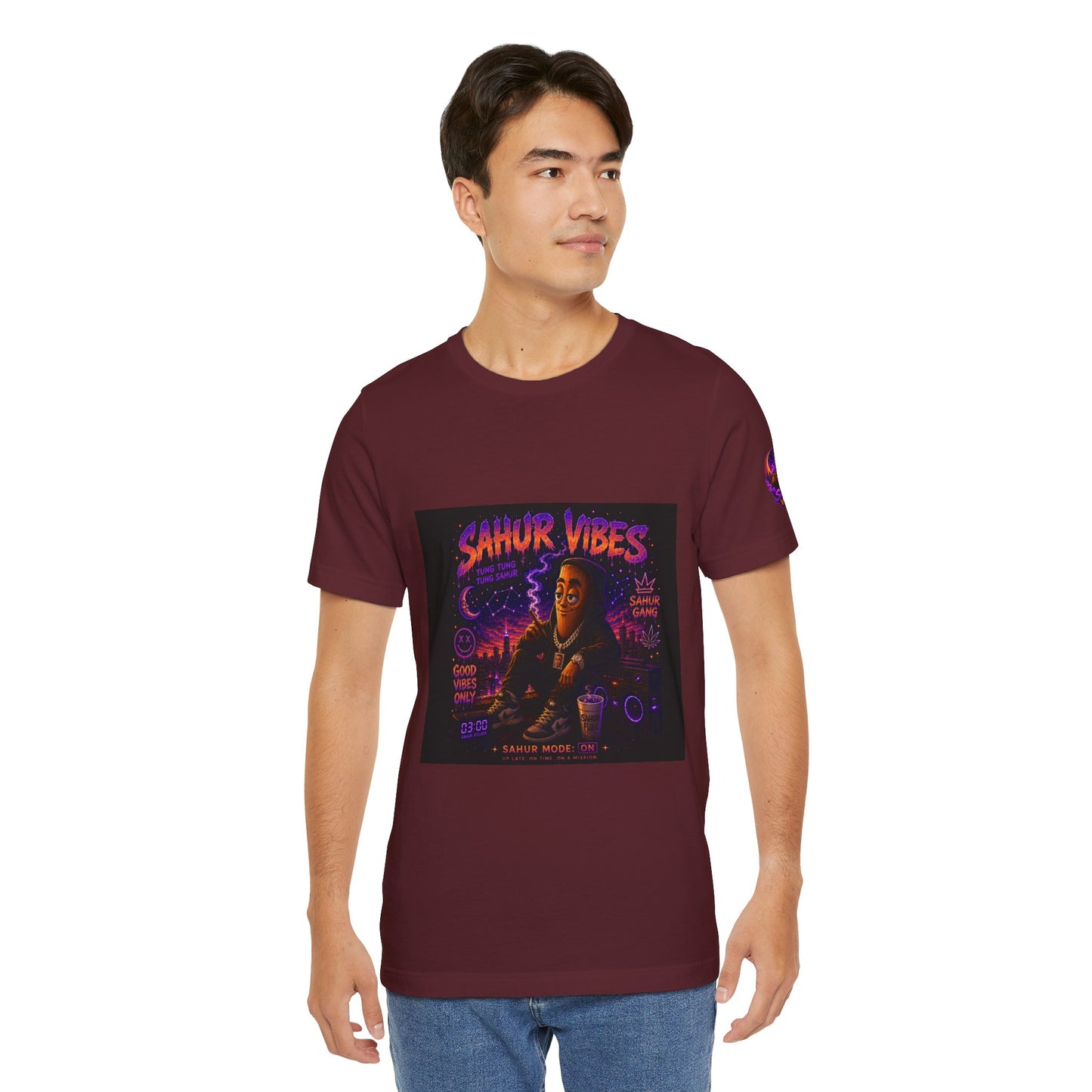 Tung Tung Tung Sahur SOLO Night Smoke DOLO Tee — Urban Chill Cartoon Design