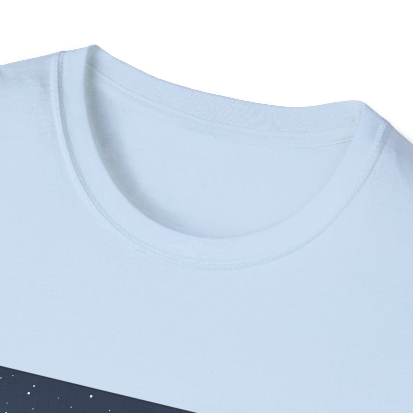 Winter String Lights Stroll T-Shirt — Cozy Holiday Street Scene Graphic Tee