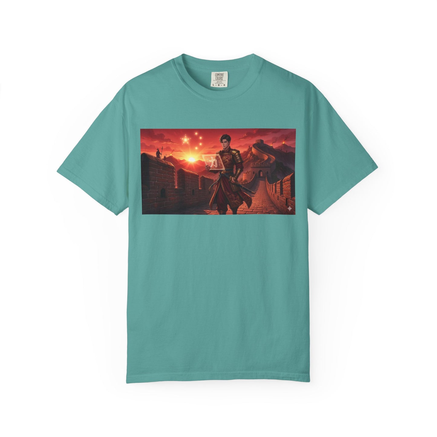 Scout Regiment Sunset T-Shirt — Anime Military Wall Scene